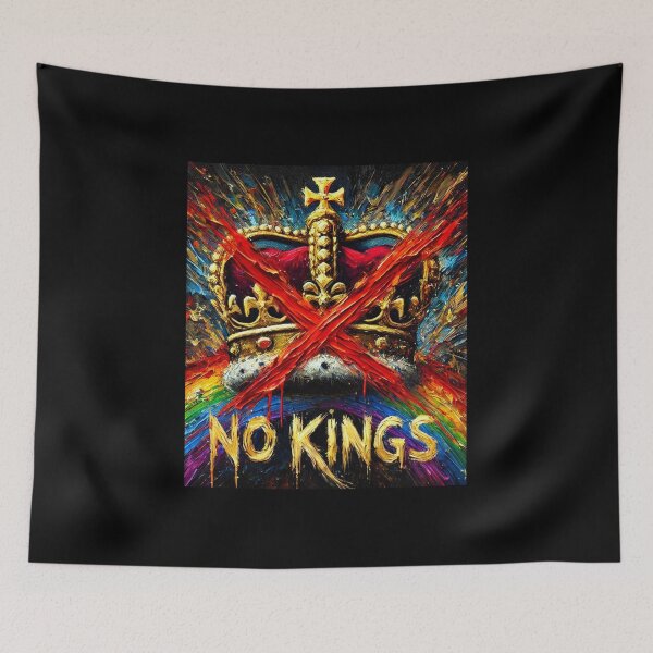 Item preview, no kings no oligarchs designed and sold by TEEJAMBOREE.