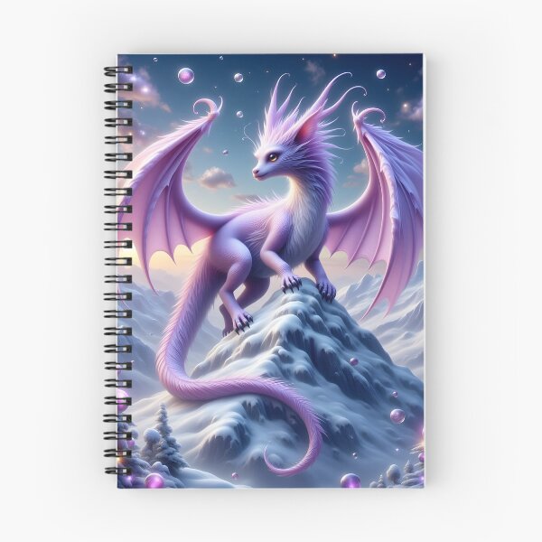 Aperçu de l'œuvre Dragon fantastique rose créée et vendue par Roanemermaid.