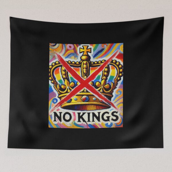 Item preview, no kings no oligarchs designed and sold by TEEJAMBOREE.