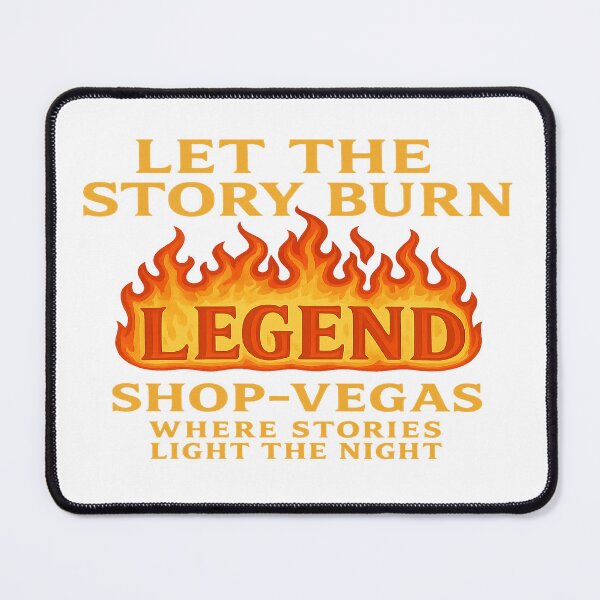 Item preview, Let the Story Burn – Shop Vegas Original designed and sold by authormikemuncy.