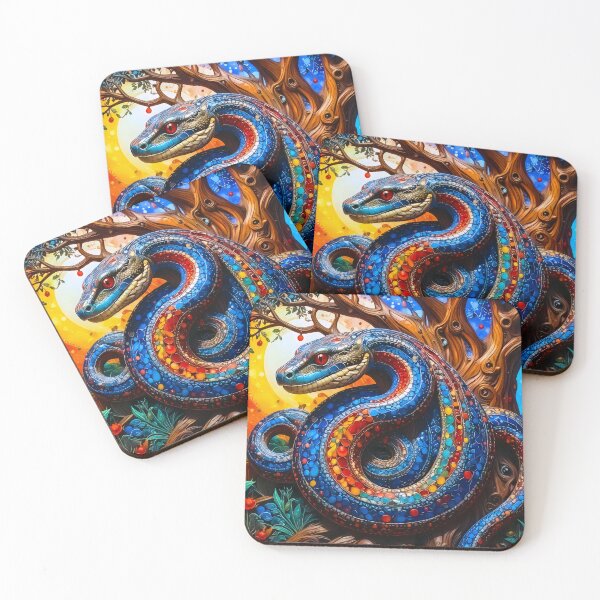 Item preview, Rainbow Snake Dreamtime designed and sold by rainsdesigns.