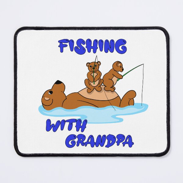 Item preview, Fishing with Grandpa – Heartwarming Fishing Design designed and sold by DLawsonDesigns.