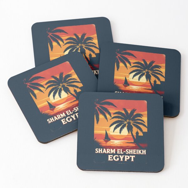 Item preview, A Vintage Travel Illustration of Sharm El-Sheikh - Egypt designed and sold by GoodOldVintage.