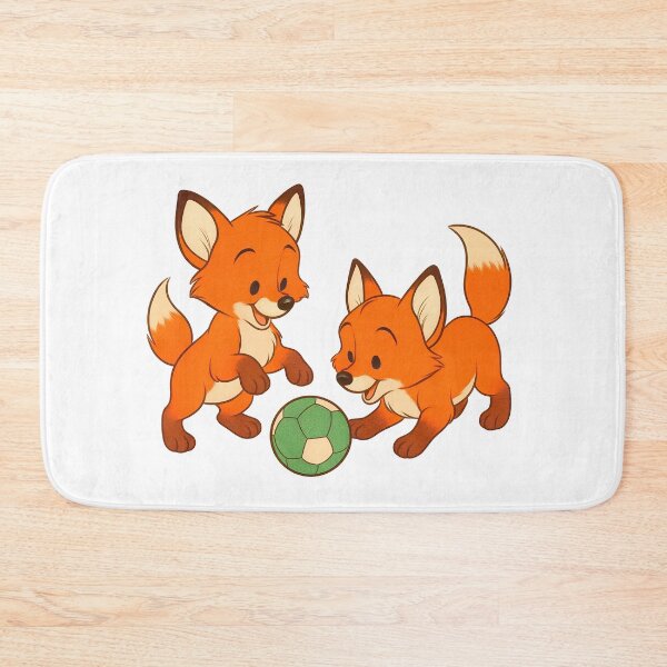 Item preview, Foxes playing designed and sold by TheNewPixel.