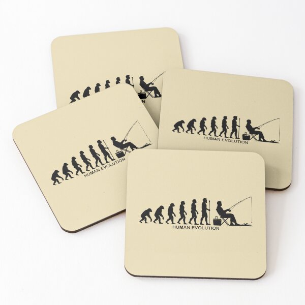 Item preview, Human Evolution Fishing Funny designed and sold by FlashCraft Design.