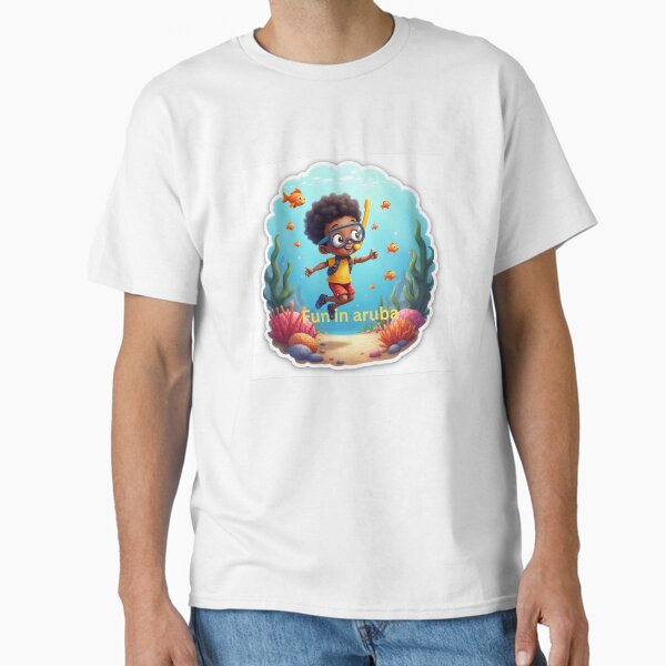 Item preview, Snorkeling fun in aruba designed and sold by seahorse crossing.