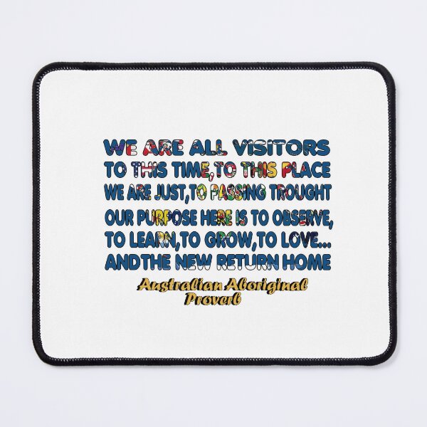 Item preview, Australian Aboriginal Proverb – Spiritual Art with Cultural Wisdom designed and sold by JR78.