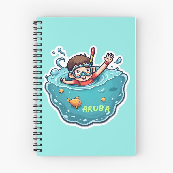 Item preview, Cute little snorkeler in aruba designed and sold by seahorse crossing.