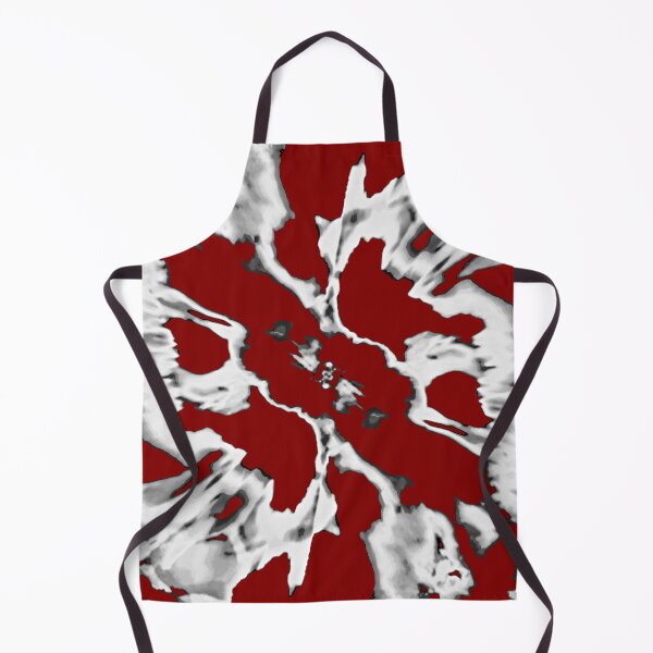 Item preview, Gray White Charcoal on Dark Red Abstract Flower designed and sold by ElasticPixels.