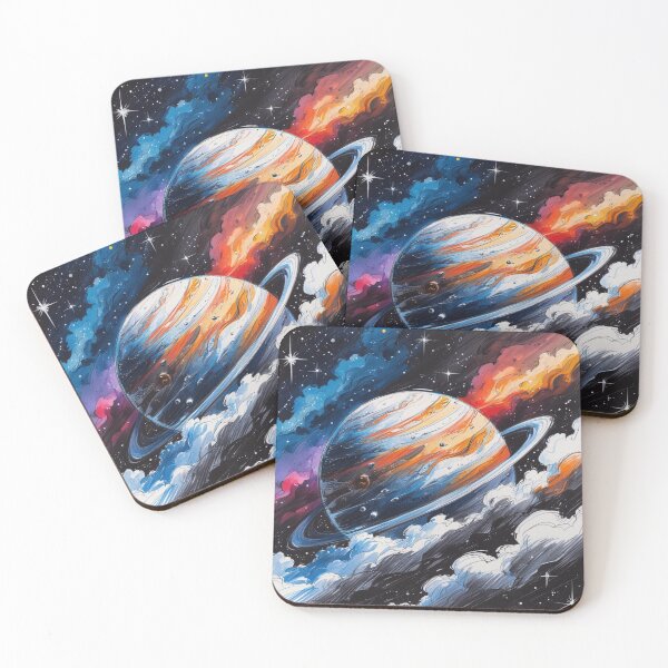 Item preview, Planet in Space designed and sold by RedHeavenStudio.