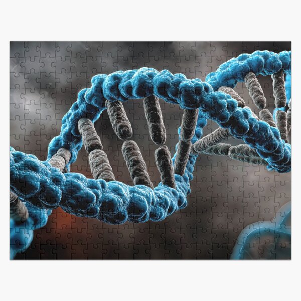 Item preview, Intricate Rendering of DNA Helix - Jigsaw Puzzle, etc designed and sold by jecphotography and art.
