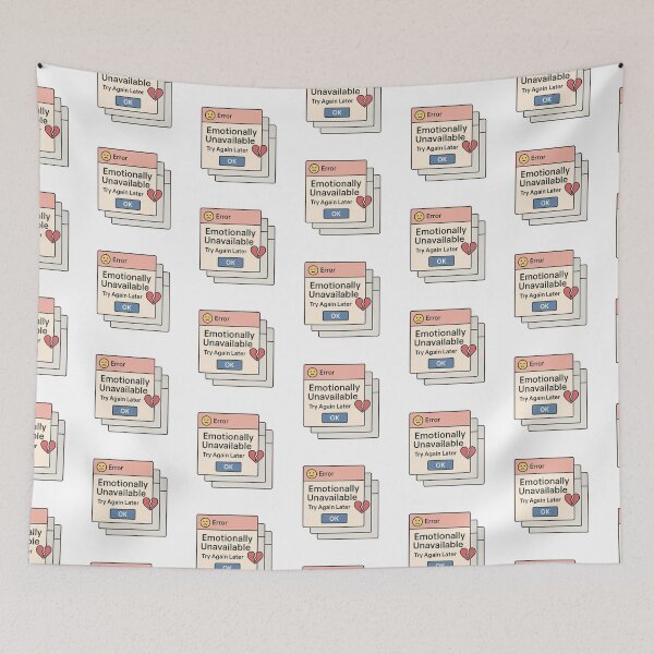 Item preview, Emotionally Unavailable (But Aesthetic) designed and sold by KataangClothing.