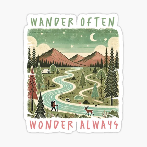 Item preview, Wander Often Wonder Always designed and sold by karyalangit.