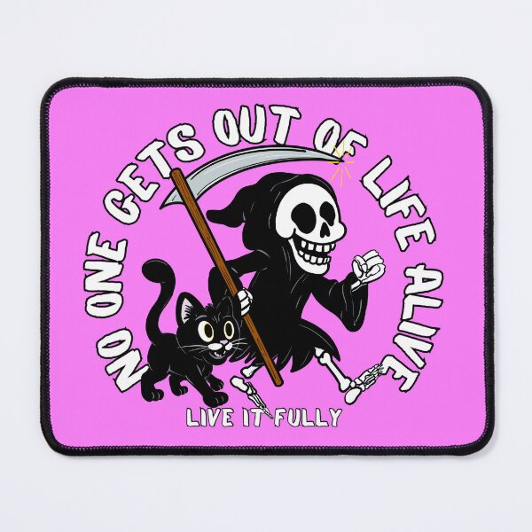 Item preview, No One Gets Out Of Life Alive: Live It Fully designed and sold by Kate Miller Illustrator.