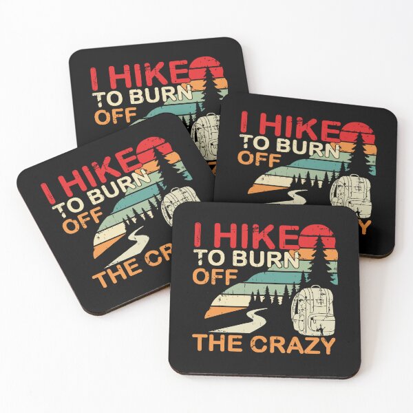 Item preview, I Hike To Burn Off The Crazy Vintage designed and sold by FlashCraft Design.