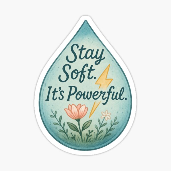 Item preview, Stay Soft, It’s Powerful – Gentle Strength Graphic designed and sold by Merchbes.