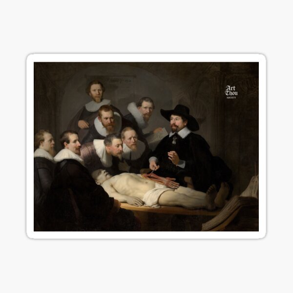 Item preview, The Anatomy Lesson of Dr. Nicolaes Tulp by Rembrandt designed and sold by ArtThouSociety.