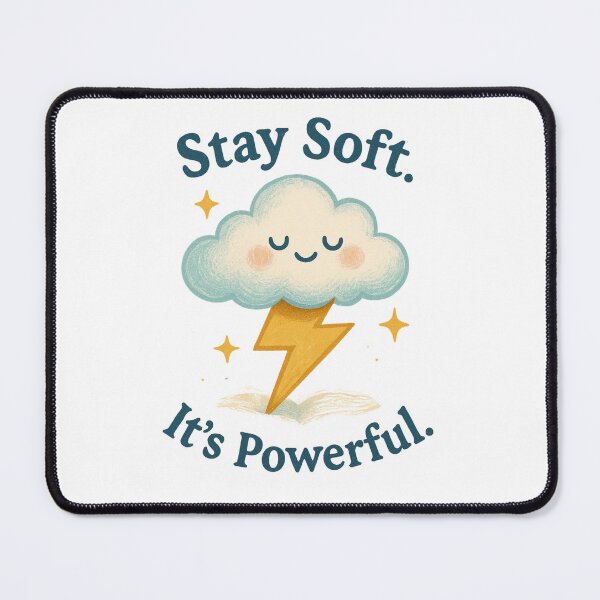 Item preview, Stay Soft, It’s Powerful – Gentle Strength Graphic designed and sold by Merchbes.