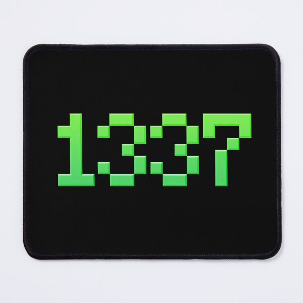 Item preview, 1337 - Leet in 8-bit Pixel Green designed and sold by Memes N Lore .