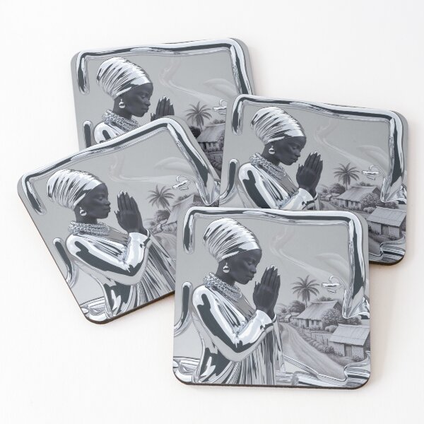 Item preview, Digital African Women Praying Unique Gift Idea designed and sold by Spectime.