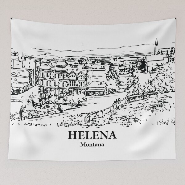 Artikelvorschau, Helena - Montana entworfen und verkauft von Lakeric Cityscapes.