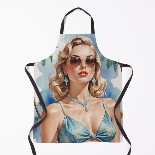 Item preview, Copy of Midcentury Diamond – Retro Glamour at the Pool designed and sold by RosieKingArt.