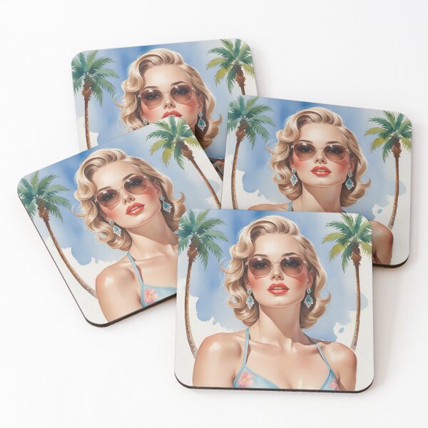 Item preview, Midcentury Muse – Palm Springs Glamour designed and sold by RosieKingArt.