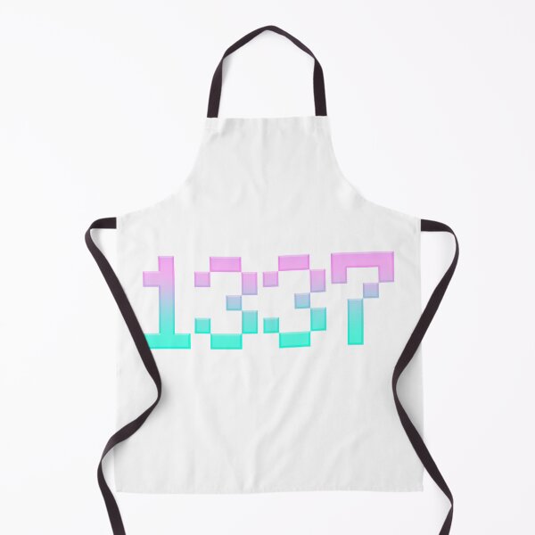 Item preview, 1337 - Leet in 8-bit Pixel Pink and Turquoise  designed and sold by Memes N Lore .