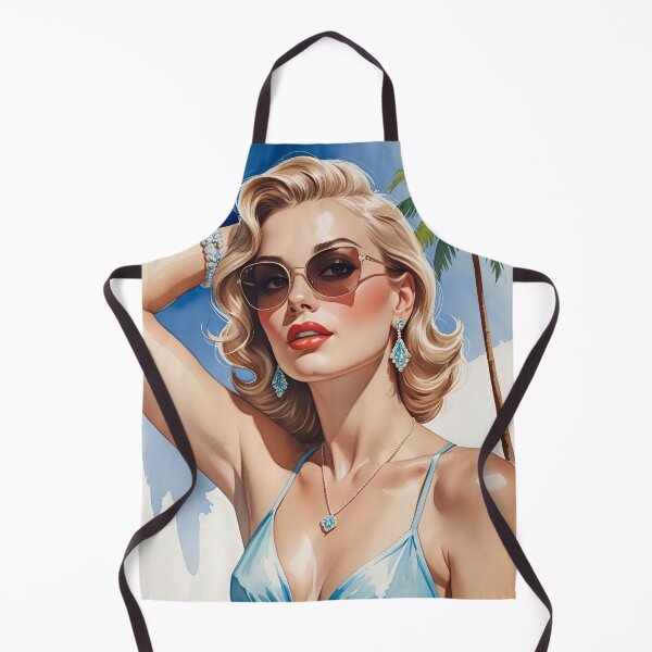 Item preview, Timeless Grace – Palm Springs Retro Close-Up designed and sold by RosieKingArt.
