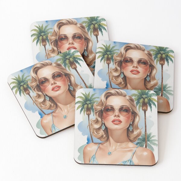 Item preview, Sunlit Style – Palm Springs Retro Sophistication designed and sold by RosieKingArt.