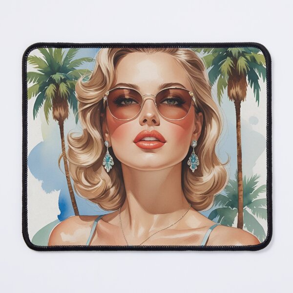 Item preview, Sunlit Style – Palm Springs Retro Sophistication designed and sold by RosieKingArt.