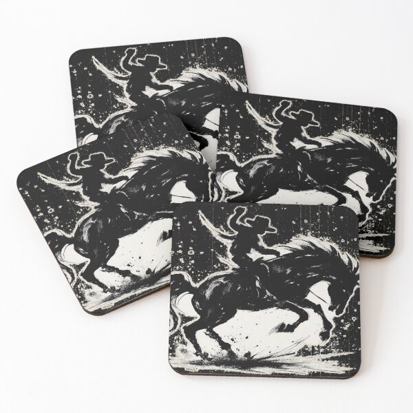 Item preview, cowboy ink splotch designed and sold by OnlyTheWest.