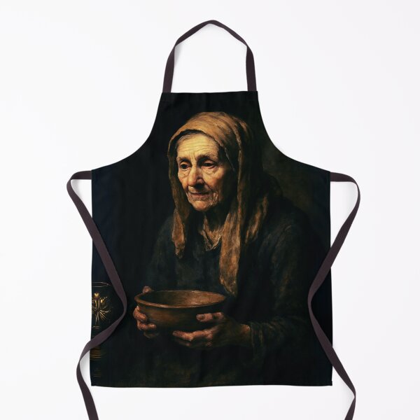 Item preview, Elderly Woman with Earthenware Bowl designed and sold by Rue Market.
