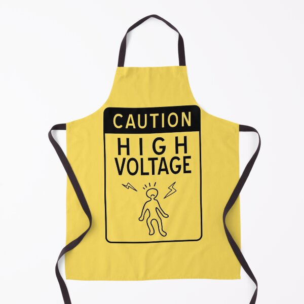 Item preview, Caution High Voltage – Funny Safety Sign Design designed and sold by Ching Teoh.
