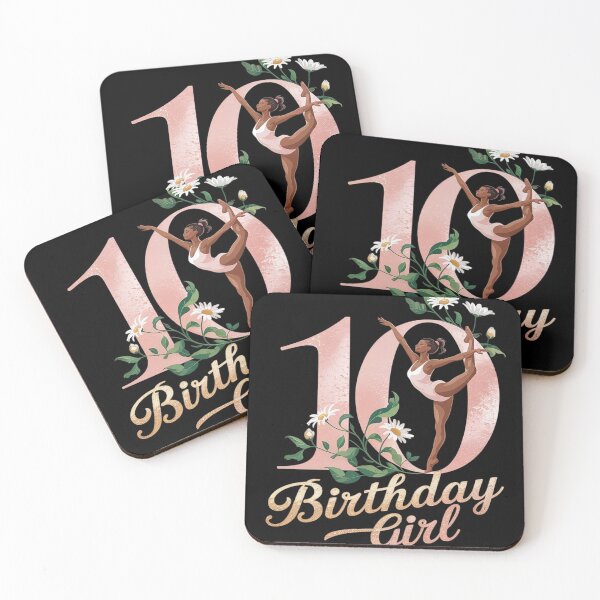 Item preview, 10th Birthday Girl Dance or Gymnastics Boho Double designed and sold by MAKOPOKOShop.