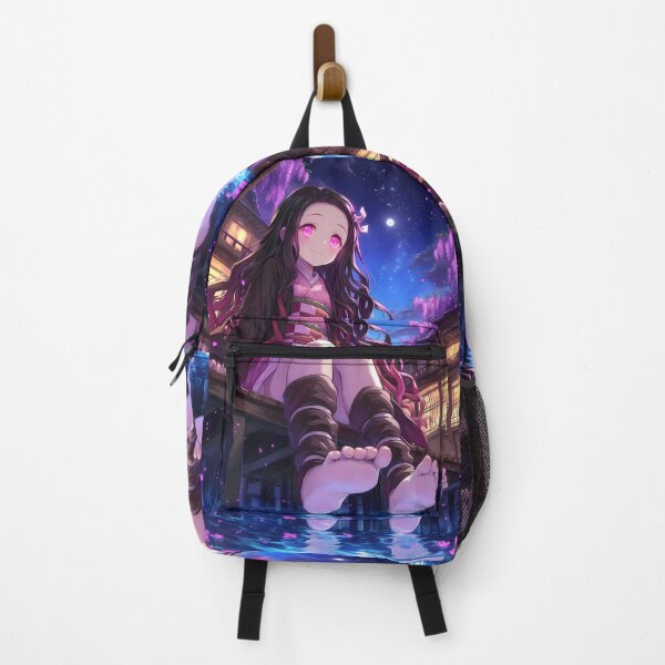 Artikelvorschau, Nezuko Kamado Dämonentöter Anime Moonlit Wisteria Whimsy entworfen und verkauft von mildaclairmo.