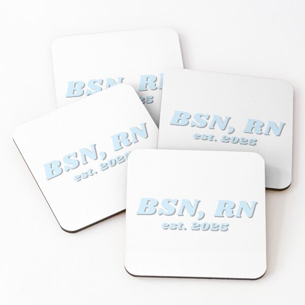 Item preview, BSN, RN Light Blue- est. 2025 designed and sold by CSdoodles.
