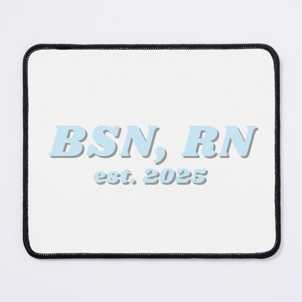 Item preview, BSN, RN Light Blue- est. 2025 designed and sold by CSdoodles.
