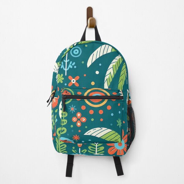 Item preview, Tropical Paradise Palm Tree - Scandinavian Folk Art by heidiannemorris © designed and sold by FOLK ART FUSION by heidiannemorris.
