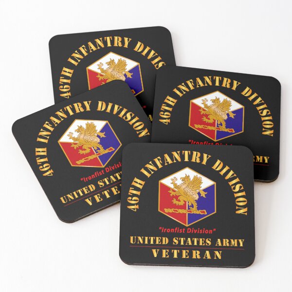 Item preview, Army - DUI - 46th Infantry Division - Ironfist Division - US Army Veteran X 300 designed and sold by Military Insignia Products.