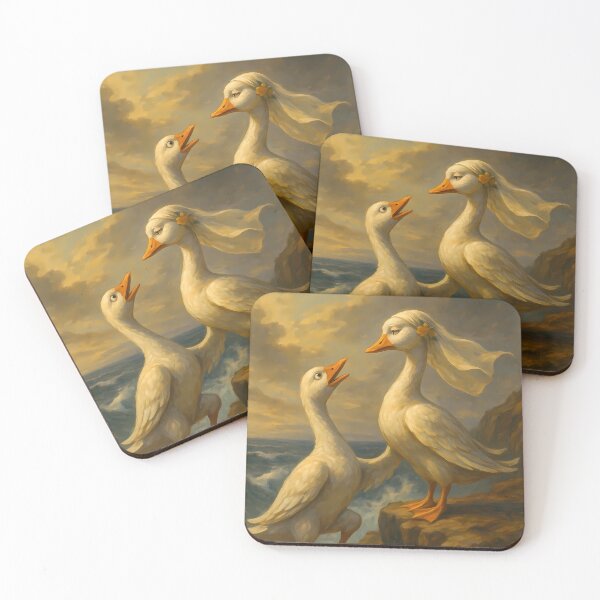 Item preview, "Cliffside Vows – A Goose Love Story" designed and sold by karinasalwaszka.