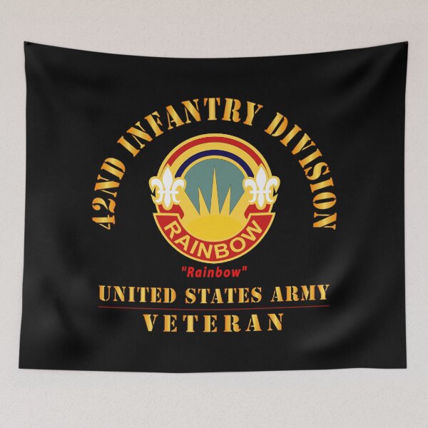 Item preview, Army - DUI - 42nd Infantry Division - Rainbow - US Army Veteran X 300 designed and sold by Military Insignia Products.
