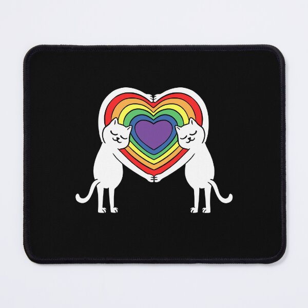 Item preview, Cats and rainbow heart designed and sold by coffeeman.