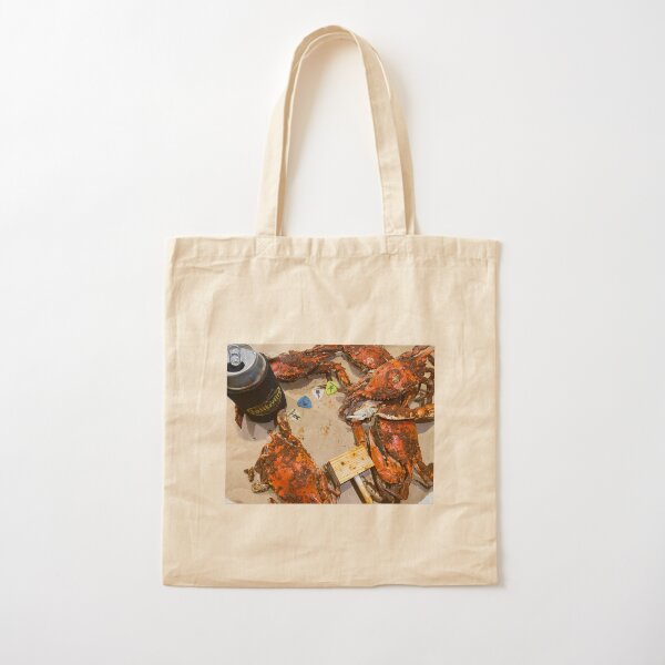 Splitsville - crabfeast Cotton Tote Bag