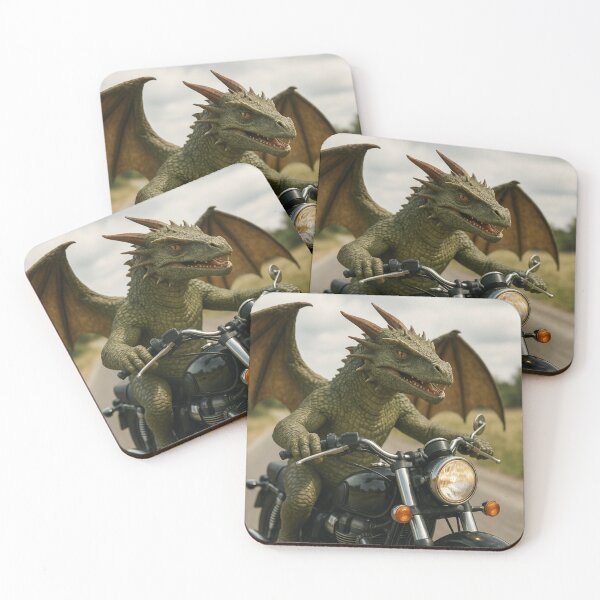 Item preview, Dragon on a Motorcycle designed and sold by Leshro1.