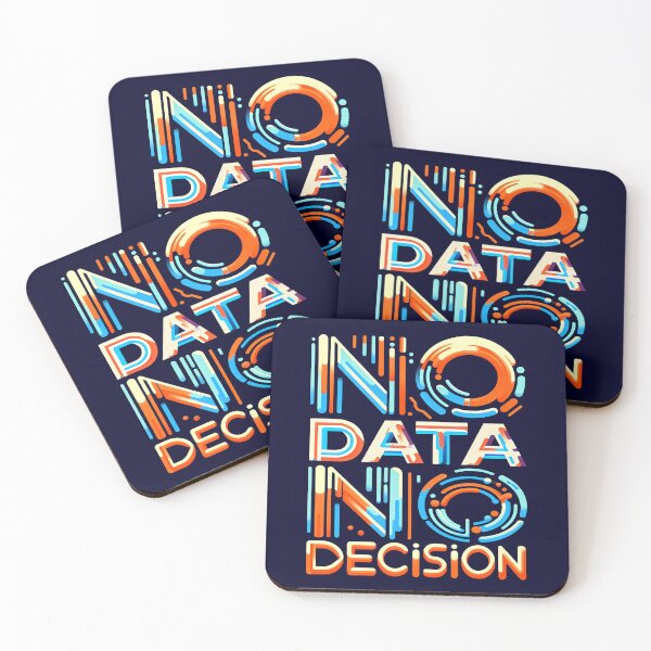 Item preview, No Data No Decision, typography designed and sold by maxmaj.