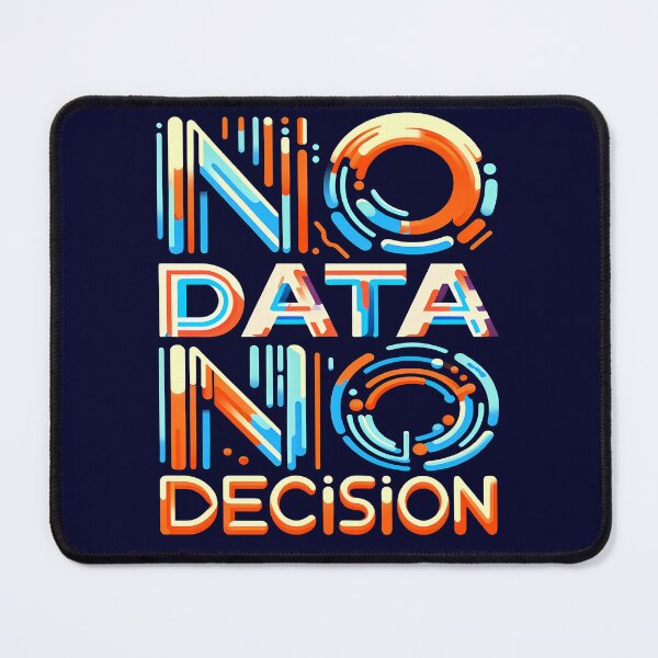 Item preview, No Data No Decision, typography designed and sold by maxmaj.