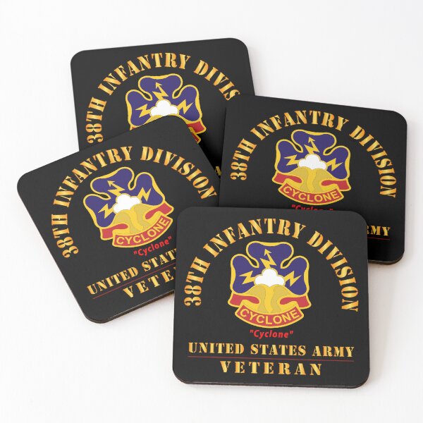 Item preview, Army - DUI - 38th Infantry Division - Cyclone - US Army Veteran X 300 designed and sold by Military Insignia Products.