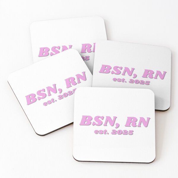 Item preview, BSN, RN Dark Pink- est. 2025 designed and sold by CSdoodles.