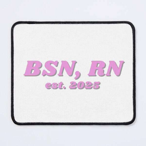 Item preview, BSN, RN Dark Pink- est. 2025 designed and sold by CSdoodles.